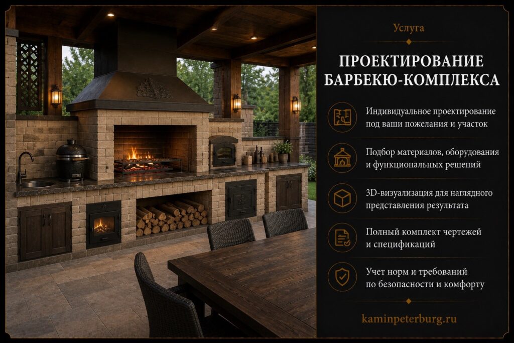Проектирование барбекю-комплекса