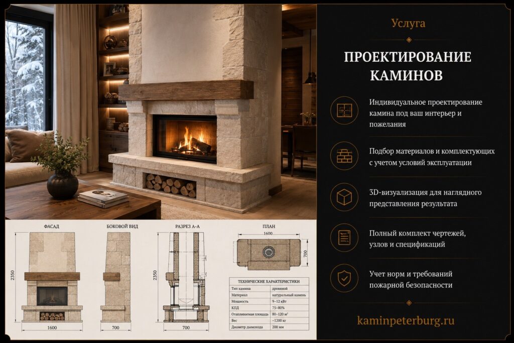 Проектирование каминов