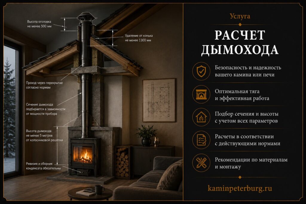 Расчет дымохода